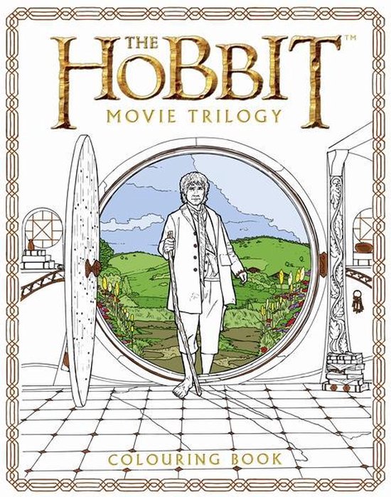 The Hobbit Movie Trilogy Colouring Book - cover