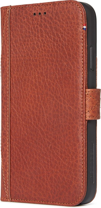 Drop Protection Wallet Case iPhone Xr Hoogwaardig Full-Grain Leren Book Case... | bol.com