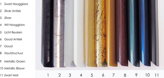 Homedecoration Easy - Cadre photo - Format photo 20x46 cm - Plastique - Argent