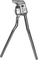Pletscher Esge Twin Twee-poots standaard 28", zilver Uitvoering L-lang meer dan 290mm