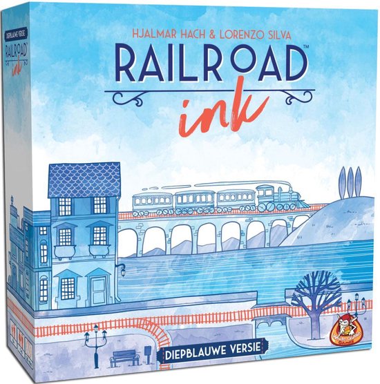 Afbeelding van het spel Railroad Ink: Diepblauwe versie