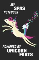 My Spas Notebook Powered By Unicorn Farts