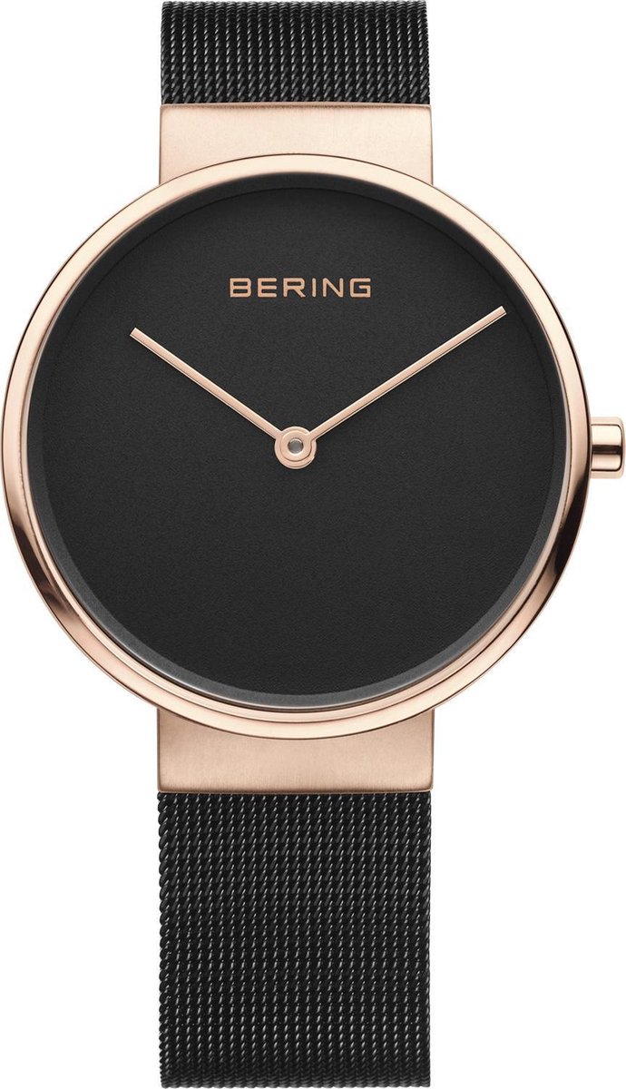 BERING 14539-166 - Horloge - Staal - Zwart - 39 mm
