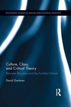 Routledge Studies in Social and Political Thought - Culture, Class, and Critical Theory