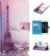 iCarer Eiffel tower wallet case hoesje Huawei Ascend G6