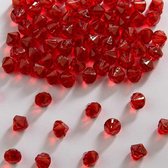 Tafeldecoratie diamanten rood 9mm