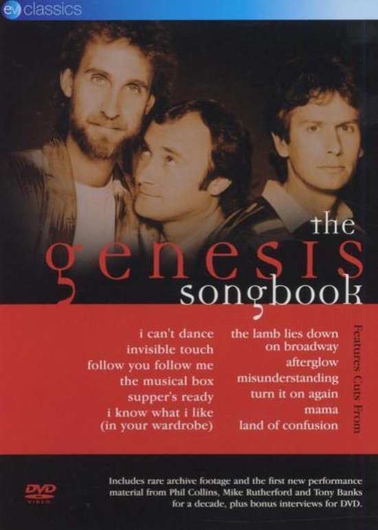 Cover van de film 'Genesis - Songbook'