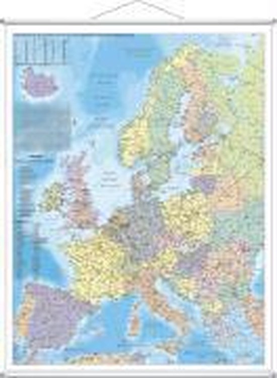 Europa Organisationskarte 1 : 3 600 000. Wandkarte Großform ... - cover