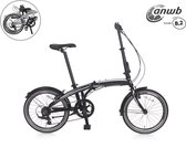 Popal Subway F209 Vouwfiets - 20 inch - Zwart