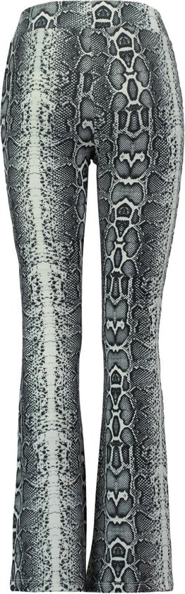 Coolcat Legging Flared broek met slangenprint - Wit/zwart - 122/128 |  bol.com