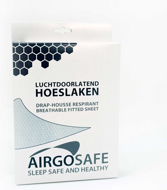 ABZ Airgosafe Dry Fit Hoeslaken 40x80 cm - Wit