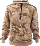 Camouflage hoodie/sweater khaki maat S