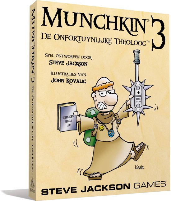 Thumbnail van een extra afbeelding van het spel Munchkin 3 De Onfortuynlijke Theoloog - Kaartspel