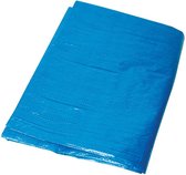 Silverline Afdekzeil/dekzeil - blauw - waterdicht - UV bestendig - kunststof 65 gr/m2 - 360 x 480 cm