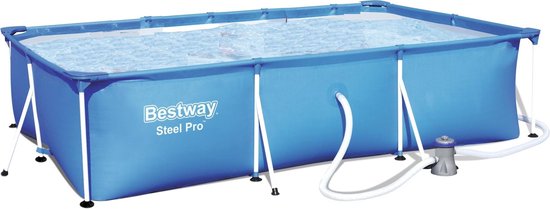 Bestway Steel Pro™ Pool Zwembad 400 X 211 X 81cm - Filterpomp - Blauw |  bol.com