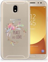 Geschikt voor Samsung Galaxy J5 2017 Uniek TPU Hoesje Boho Text