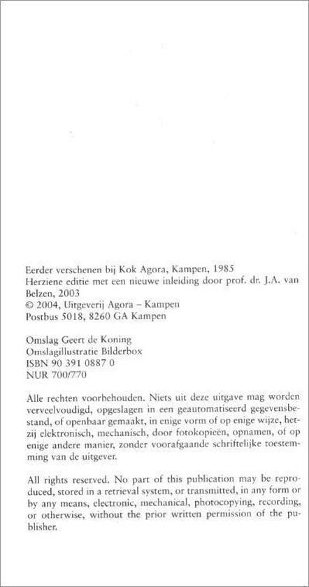 Karakter En Aanleg In Verband Ongeloof