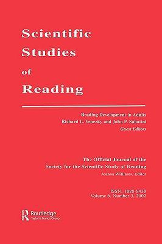 Reading Development in Adults - cover