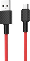 HOCO USB naar Micro-USB X29 Carbon kabel 1 Meter