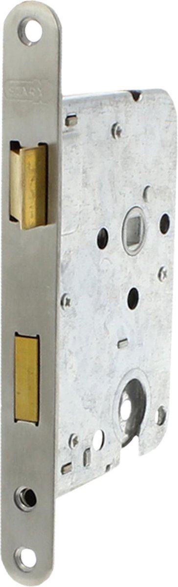 Starx Cilinderslot - Loopslot - Insteekslot met Voorplaat RVS - Deurslot - 50 x 55 mm