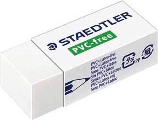 Staedtler PVC-vrije gum formaat 43 x 19 x 13 mm - STAEDTLER