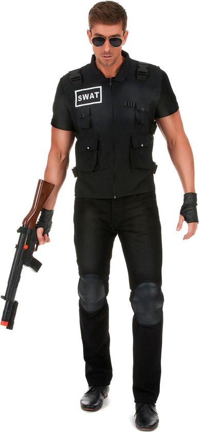 Brengen volgorde Snel LUCIDA - SWAT agent kostuum voor mannen - L | bol.com