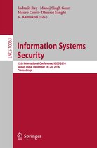 Lecture Notes in Computer Science 10063 - Information Systems Security