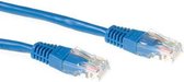 ACT CAT6 U/UTP netwerkkabel  5 meter - Blauw
