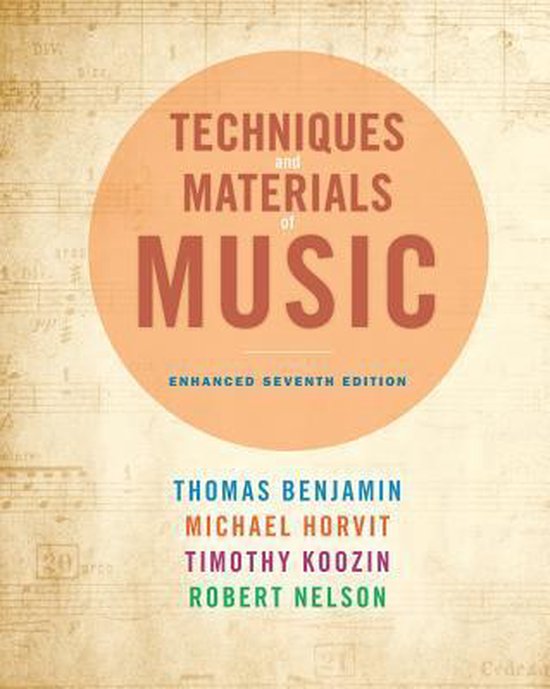Techniques and Materials of Music