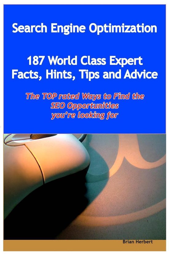 Search Engine Optimization - 144 World Class Expert Facts, H ... - cover
