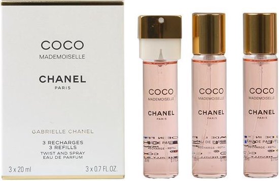 Chanel - COCO - eau parfum - spray 3x20 refill bol.com
