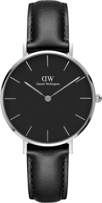 Daniel Wellington Petite Sheffield horloge  (32 mm) - Zwart