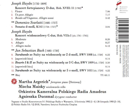 Haydn. Piano & Cello Concertos - Martha Argerich