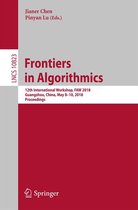 Lecture Notes in Computer Science 10823 - Frontiers in Algorithmics