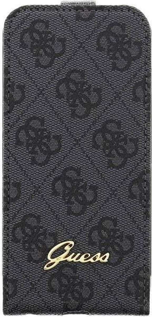 GUESS Collection Flip Folio Case voor iPhone 6 Plus Zwart/Grijs