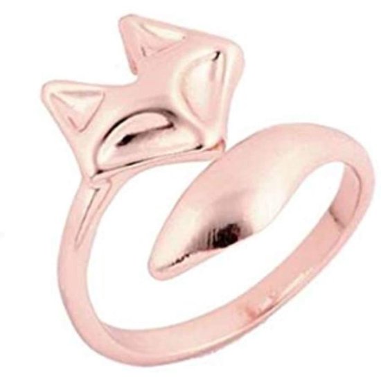 Vos fox hippe Ring - Dames - rosé goudkleurig bol.com