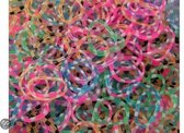 Hobbystiekjes Panter mix kleuren - 600 stuks + 24 clips