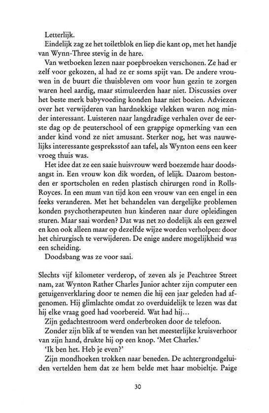 Boekpagina met tekst over een reis naar de tandarts en een verleden, de tekst in het Nederlands.