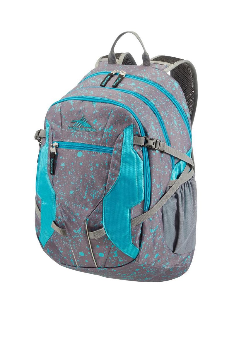 High Sierra Aggro2 Backpack Splatters Turquoise
