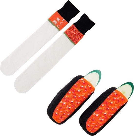 Sushi sokken | sokken in de vorm van Sushi | Salmon Roe