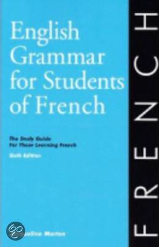 English Grammar for Students of French - cover