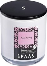 Spaas Geurkaars in glas met deksel - Poetic Mystery - 2 Stuks