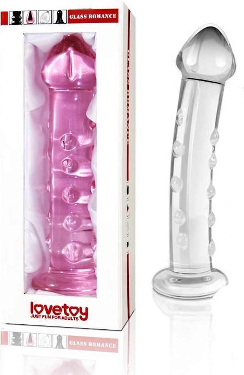 Goedkoopste Glazen Dildo met stimulatie nopjes