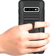 Samsung Galaxy S10 Hoesje - Shock proof Multifunctionele Cover Robuuste case met magneet adsorptie