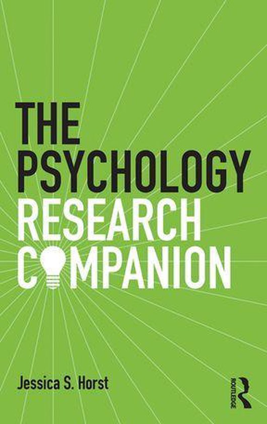 The Psychology Research Companion - cover