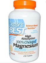 Magnesium, Hoge Opname Magnesium (240 tabs) - Doctor's Best