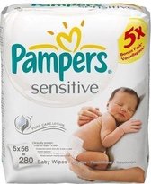 Pampers Babydoekjes - Sensitive - 5 pack