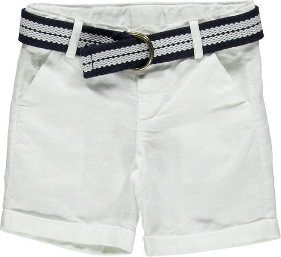 Losan Chic Babykleding voor jongens - witte korte broek met riem - Z18-11 -  Maat 68 | bol.com