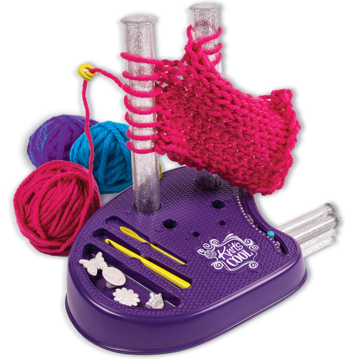 Knits Cool Knitting Studio - Knutselpakket om te leren breien - 8+ jaar — afbeelding 4