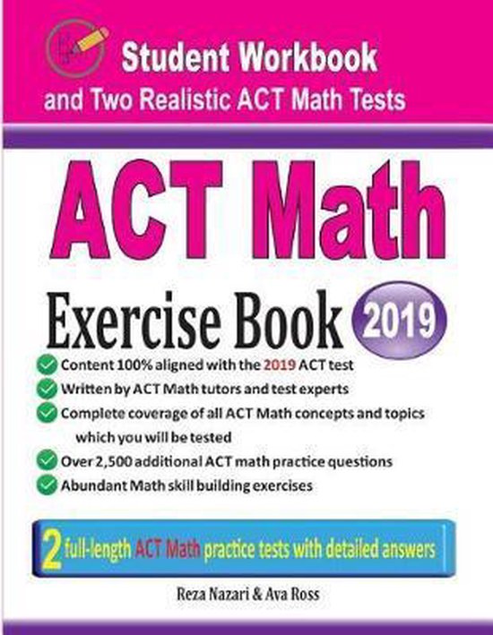ACT Math Exercise Book | 9781970036671 | Reza Nazari | Boeken | bol
